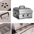 Built-in Outdoor Kitchen 32" LPG Gas Grill with Ice Box