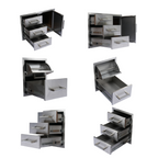 Built-in Outdoor Kitchen 32" LPG Gas Grill with Ice Box