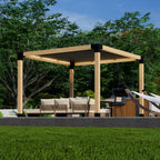 DIY Pergola Kit for a Freestanding Pergola With Canopy - Any Size Up to 12' x 12'