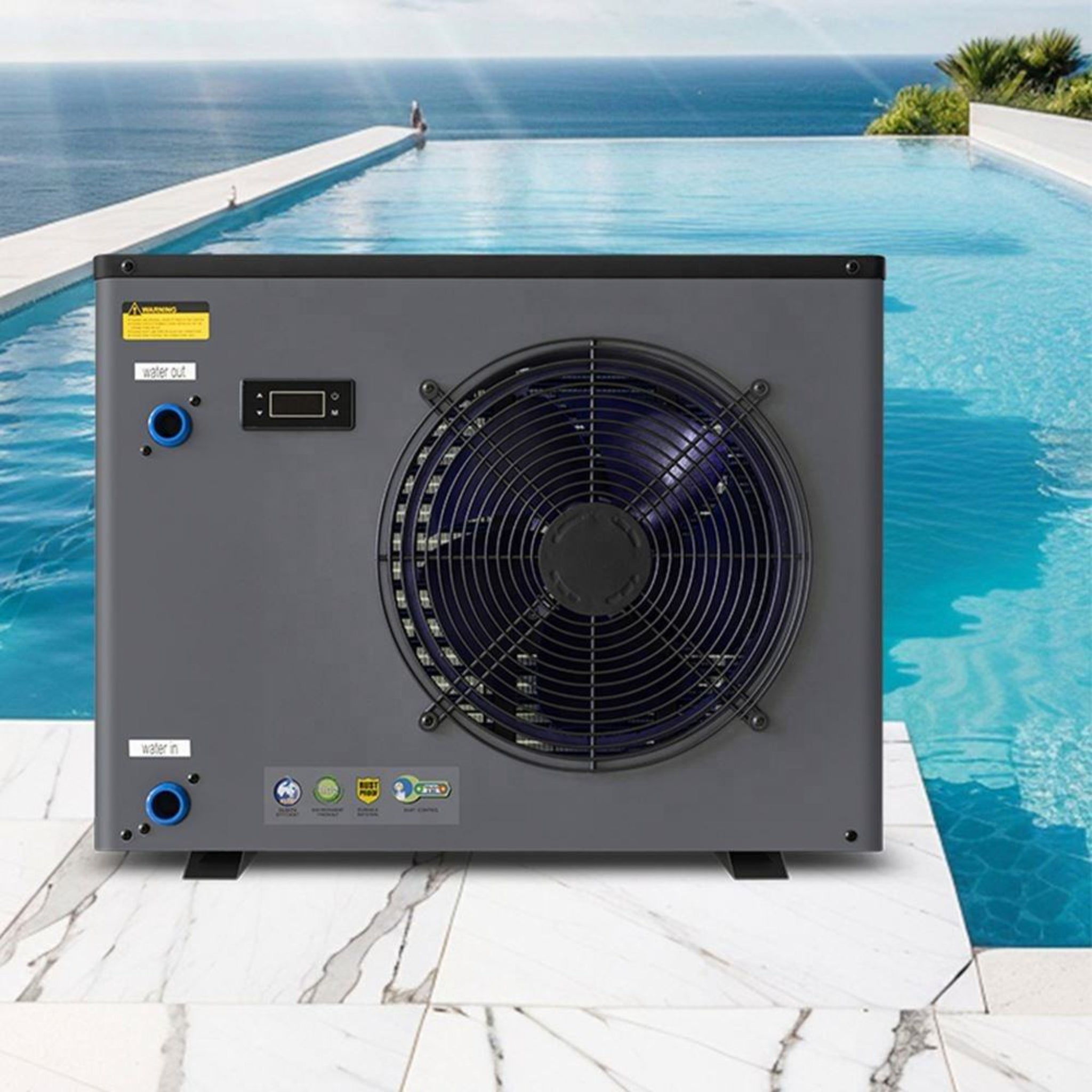 Helios AquaMaster Infinity Pool Heat Pump