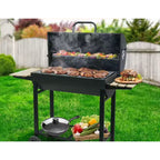 BlackHearth YardMaster Barrel Charcoal Cart Grill