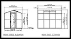 Palmetto Greenhouse 8' x 10'