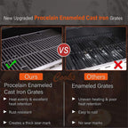 Large Outdoor 42K BTU BBQ Stainless Steel Propane Gas Grill With 4 Burners (SAK61283)